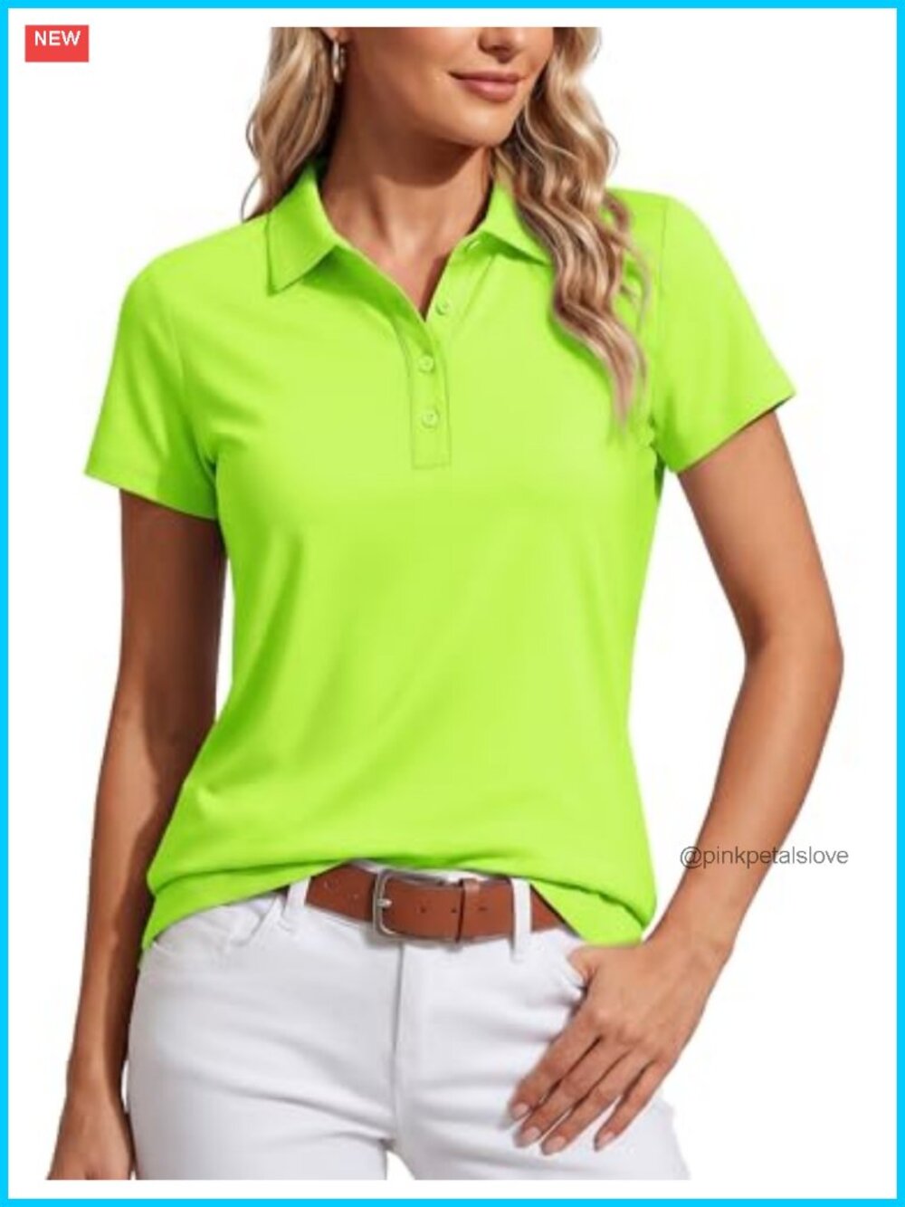 Women's Golf Polo UPF 50+ Quick Dry Short Sleeve Collared Shirt